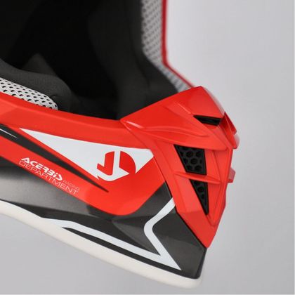 Casque cross Acerbis LINEAR 22.06 GRAPHIC 2026 - Gris / Rouge
