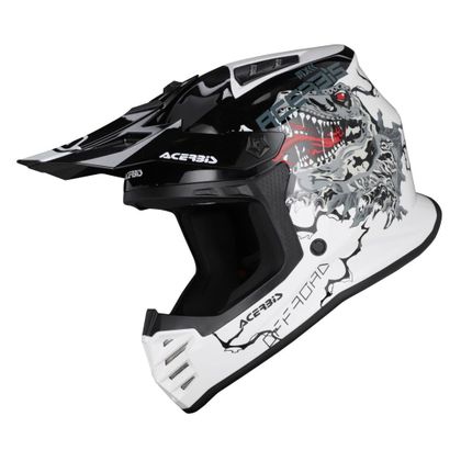 Casque cross Acerbis PROFILE 22.06 ENFANT - Blanc / Noir Ref : AE6740 
