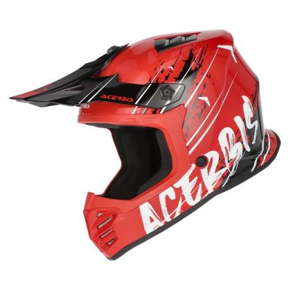 Casque cross Acerbis PROFILE 22.06 ENFANT - Rouge / Noir Ref : AE6738 