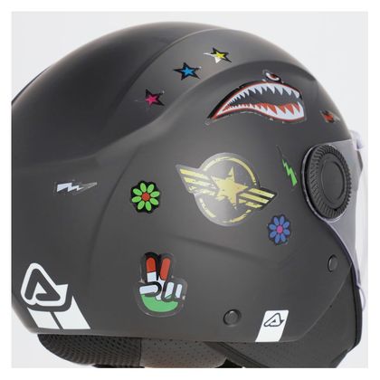 Casque jet Acerbis BREZZA ENFANT - Noir