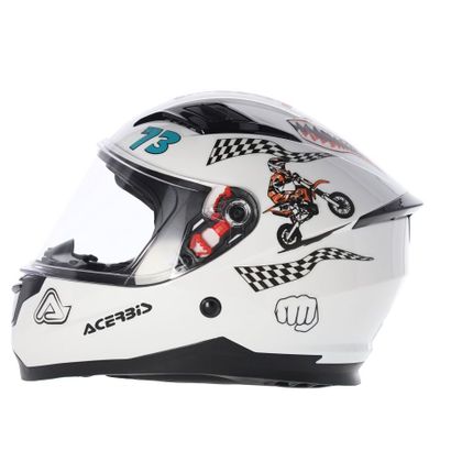 Casque intégral Acerbis CARLINO ENFANT - Blanc