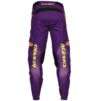 Pantalon cross Acerbis MX TRACK NASCAR 2024 - Violeta / Rojo