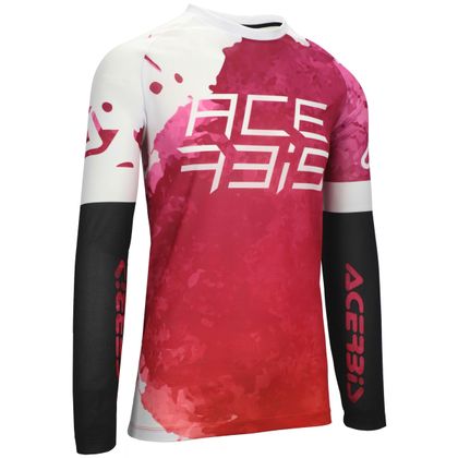 Maillot cross Acerbis J-WINDY VENT WATERMARK 2024 - Violet / Blanc Ref : AE5393 