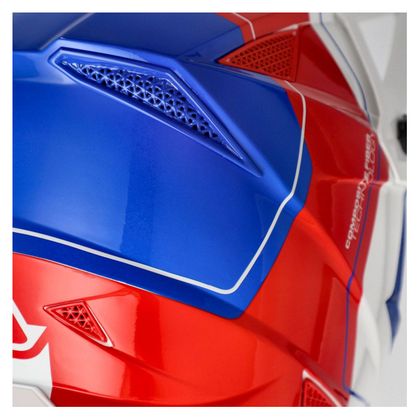 Casque cross Acerbis T711 2026 - Blanc / Bleu