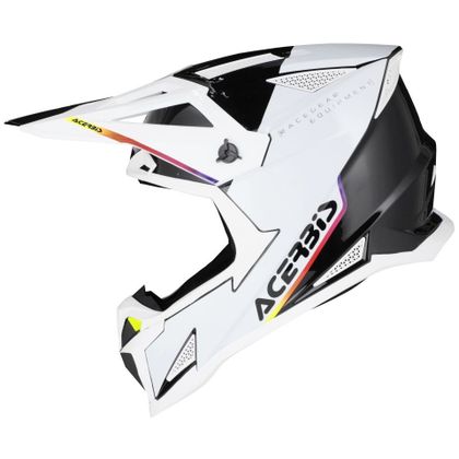 Casque cross Acerbis T711 2026 - Blanc / Noir
