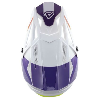 Casque cross Acerbis T711 2026 - Blanc / Violet
