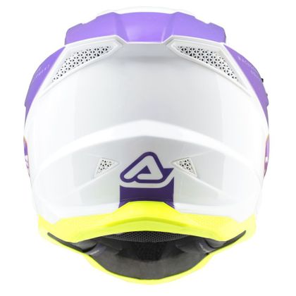 Casque cross Acerbis T711 2026 - Blanc / Violet