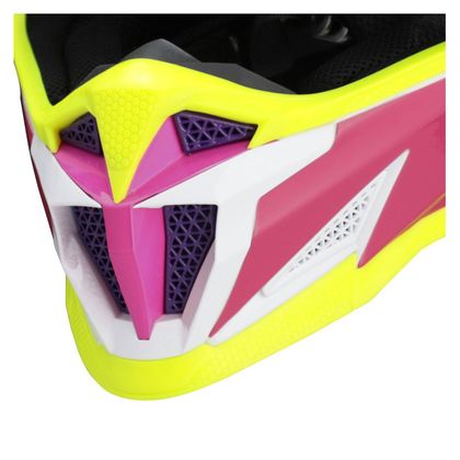 Casque cross Acerbis T711 2026 - Blanc / Violet