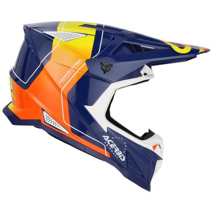 Casque cross Acerbis T711 2026 - Bleu / Orange