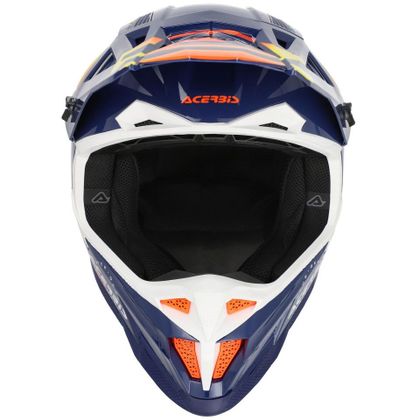 Casque cross Acerbis T711 2026 - Bleu / Orange