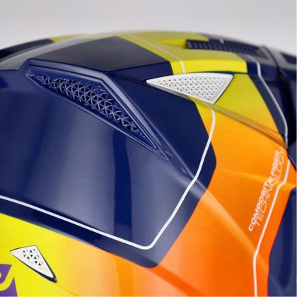 Casque cross Acerbis T711 2026 - Bleu / Orange