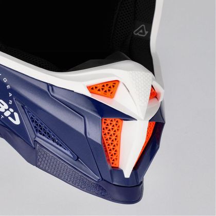 Casque cross Acerbis T711 2026 - Bleu / Orange