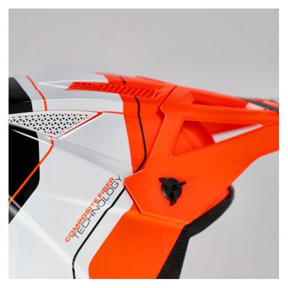 Casque cross Acerbis T711 2026 - Orange / Noir