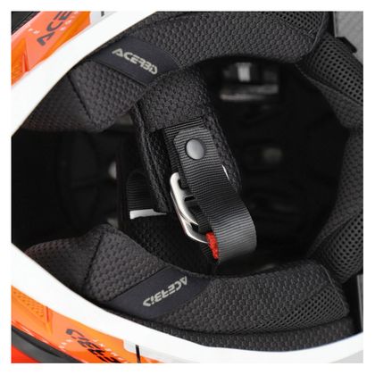 Casque cross Acerbis T711 2026 - Orange / Noir