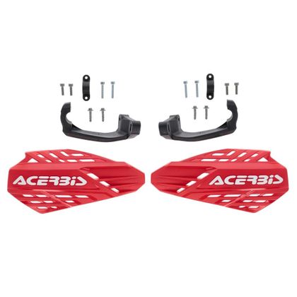 Acerbis LINEAR VENTED Universal Hand protectors - Red / White