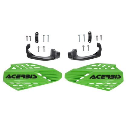 Acerbis LINEAR VENTED Universal Hand protectors - Green / Black