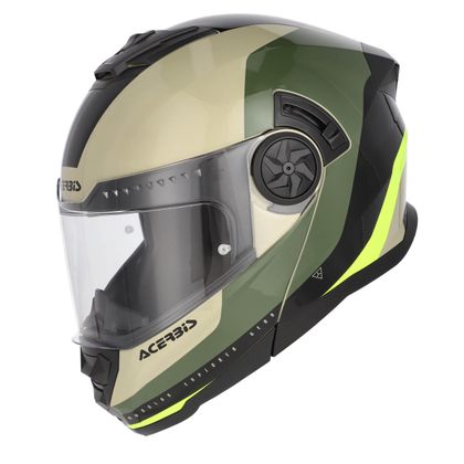 Acerbis RIDER GRAPHIC Systeemhelm - Groen / Bruin