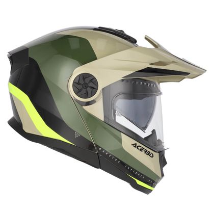 Acerbis RIDER GRAPHIC Systeemhelm - Groen / Bruin