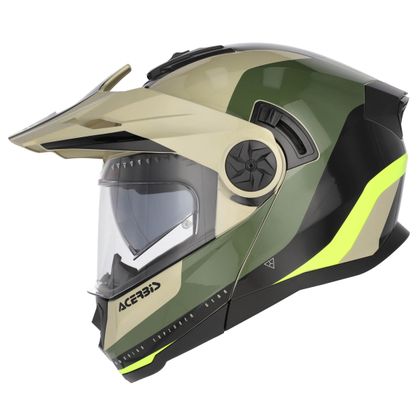 Acerbis RIDER GRAPHIC Systeemhelm - Groen / Bruin