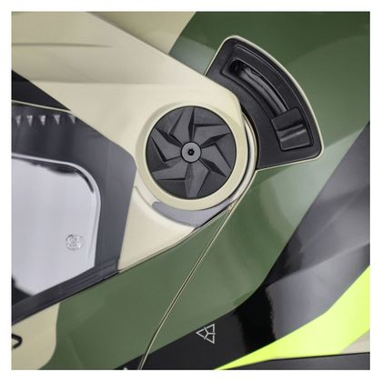 Acerbis RIDER GRAPHIC Systeemhelm - Groen / Bruin