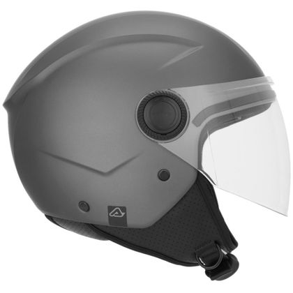 Casque jet Acerbis BREZZA METALLIC - Gris
