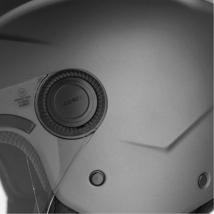Casque jet Acerbis BREZZA METALLIC - Gris