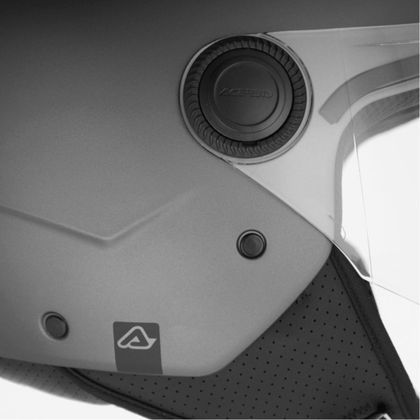 Casque jet Acerbis BREZZA METALLIC - Gris