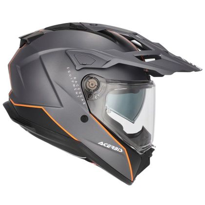 Casque intégral Acerbis ATTACK - Gris / Orange