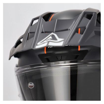 Casque intégral Acerbis ATTACK - Gris / Orange