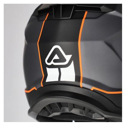 Casque intégral Acerbis ATTACK - Gris / Orange