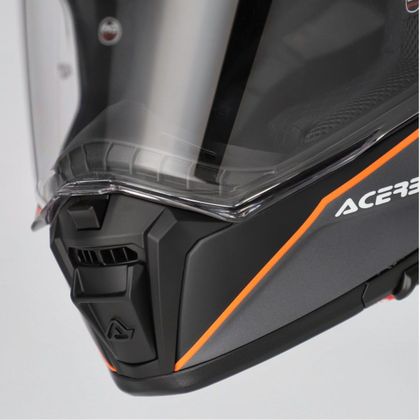 Casque intégral Acerbis ATTACK - Gris / Orange