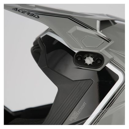 Casque cross Acerbis WHOOPS - GRAPHIC 2026 - Gris / Noir