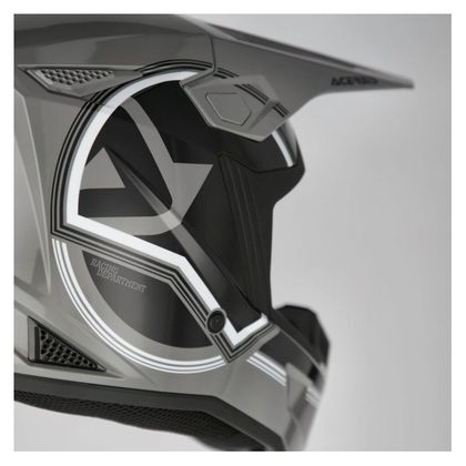 Casque cross Acerbis WHOOPS - GRAPHIC 2026 - Gris / Noir