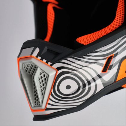 Casque cross Acerbis WHOOPS - GRAPHIC 2026 - Gris / Orange
