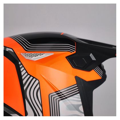 Casque cross Acerbis WHOOPS - GRAPHIC 2026 - Gris / Orange