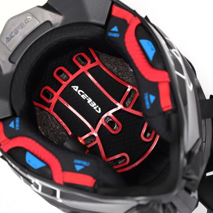 Casque cross Acerbis AIRSTRIKE-CARBON 2027 - Noir / Blanc