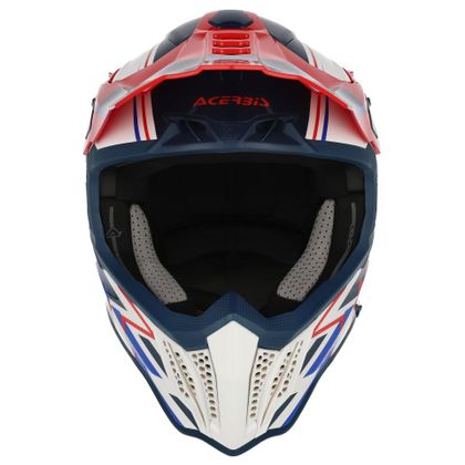 Casque cross Acerbis AIRSTRIKE-X 2026 - Blanc / Bleu