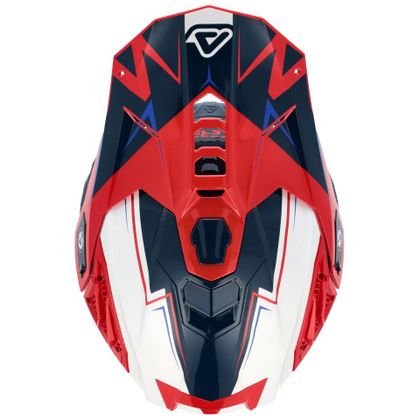 Casque cross Acerbis AIRSTRIKE-X 2026 - Blanc / Bleu