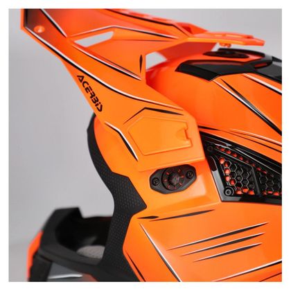 Casque cross Acerbis AIRSTRIKE-X 2026 - Orange / Gris
