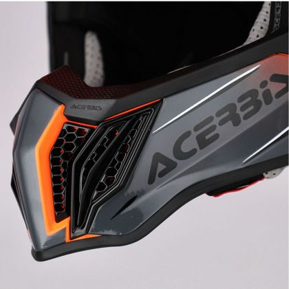 Casque cross Acerbis AIRSTRIKE-X 2026 - Orange / Gris