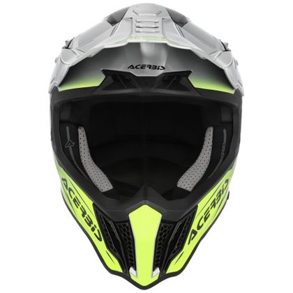 Casque cross Acerbis AIRSTRIKE-X 2026 - Gris / Jaune