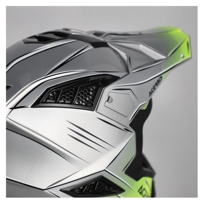 Casque cross Acerbis AIRSTRIKE-X 2026 - Gris / Jaune