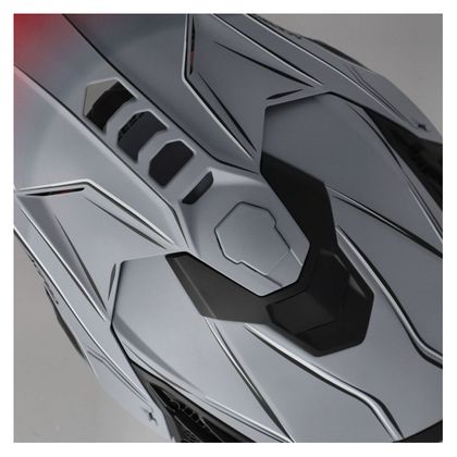 Casque cross Acerbis AIRSTRIKE-X 2026 - Gris / Rouge