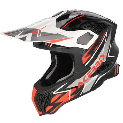 Casque cross Acerbis AIRSTRIKE-X 2026 - Noir / Orange Ref : AE6702 
