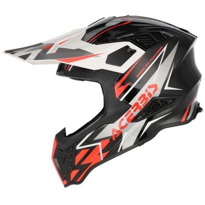 Casque cross Acerbis AIRSTRIKE-X 2026 - Noir / Orange