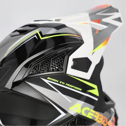 Casque cross Acerbis AIRSTRIKE-X 2026 - Noir / Orange