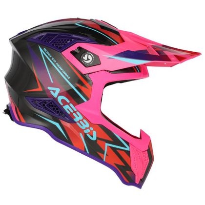 Casque cross Acerbis AIRSTRIKE-X 2026 - Noir / Rose