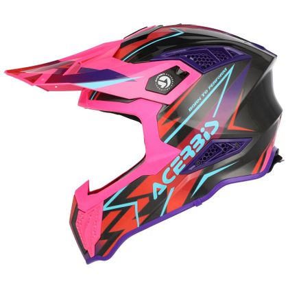 Casque cross Acerbis AIRSTRIKE-X 2026 - Noir / Rose