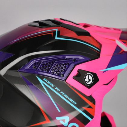 Casque cross Acerbis AIRSTRIKE-X 2026 - Noir / Rose
