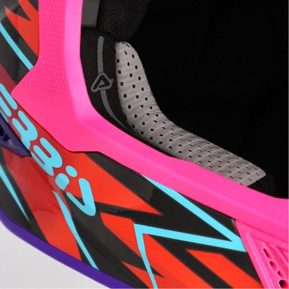 Casque cross Acerbis AIRSTRIKE-X 2026 - Noir / Rose